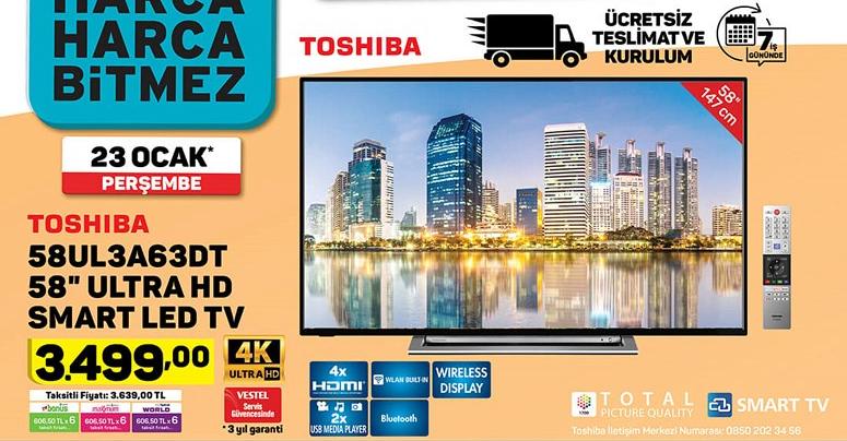 Toshiba 58UL3A63DT 4K UHD LED TV, inceleme, Fiyat, Yorum