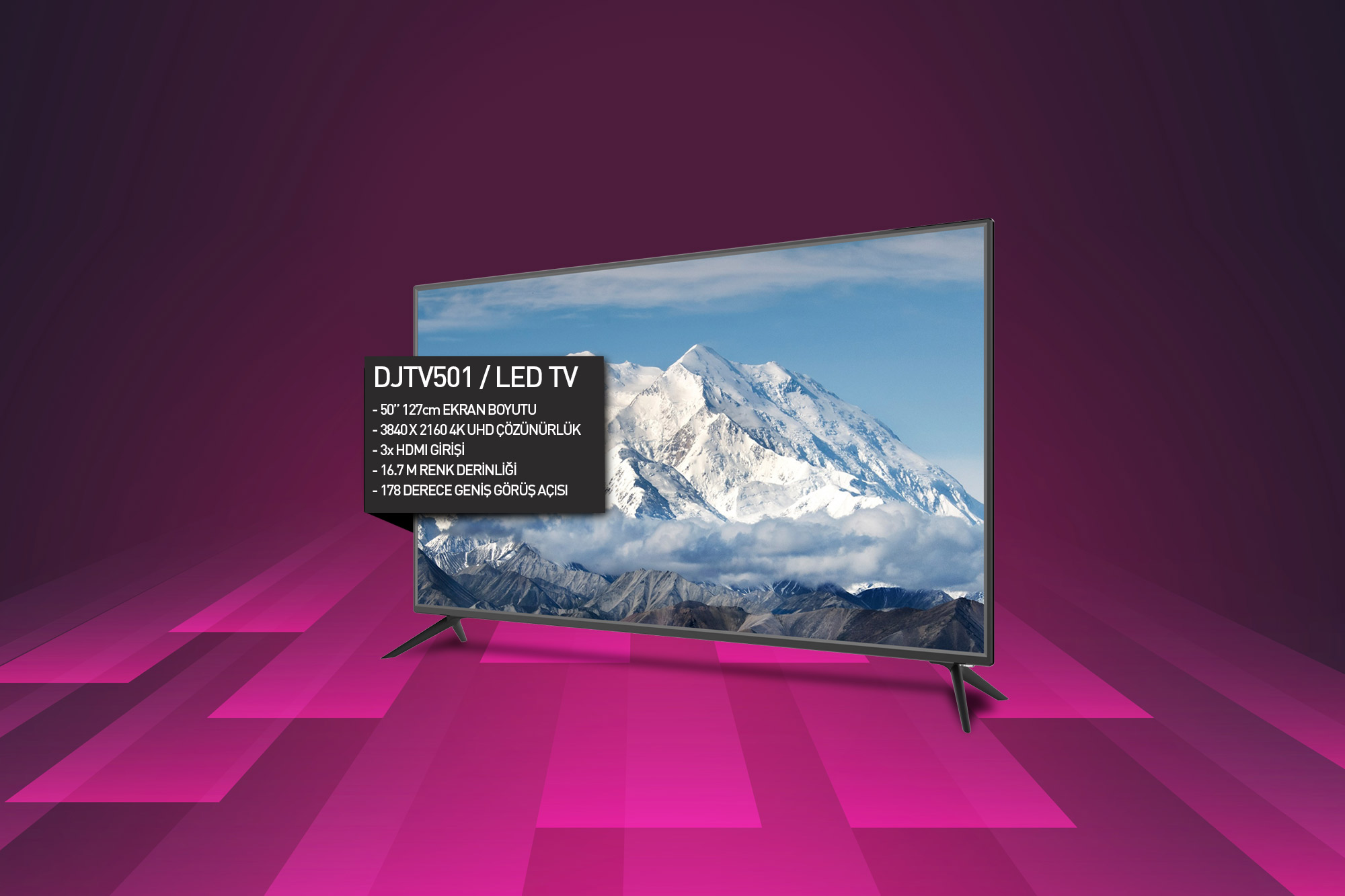 Dijitsu DJTV501 4K UHD LED TV, inceleme, Fiyat, Yorum